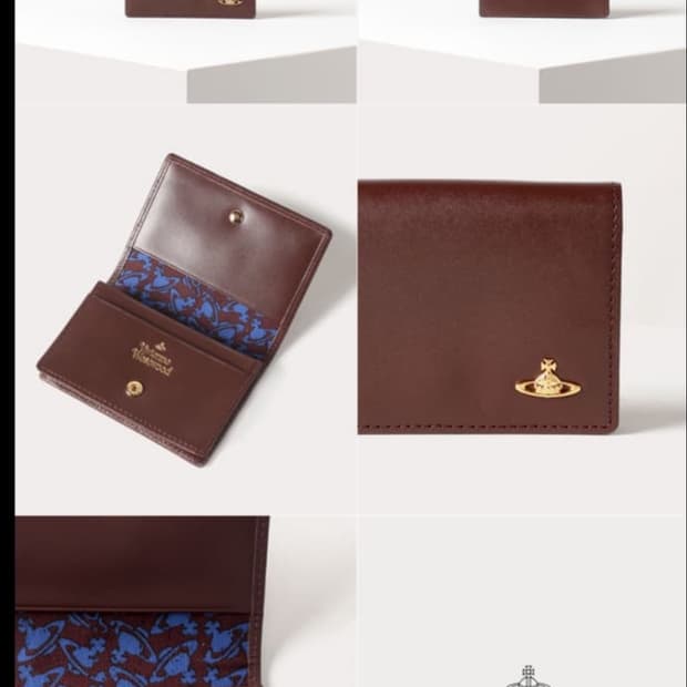 비비안 웨스트우드 워터 orb 브라운 지갑