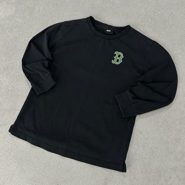MLB 블랙 긴팔 아동용 