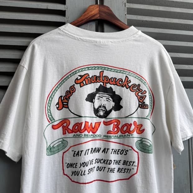 [XL]80's Hanes USA 멕시칸 레스토랑 티셔츠