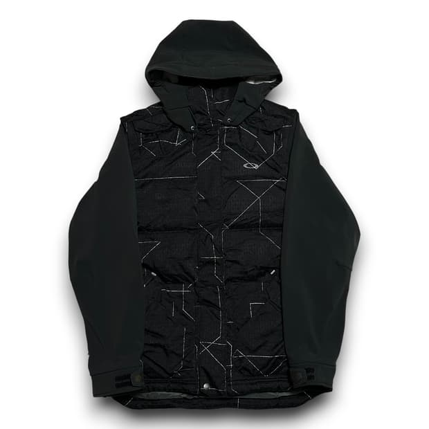 Oakley 그래픽 다운 후드 자켓 패딩 겸 조끼