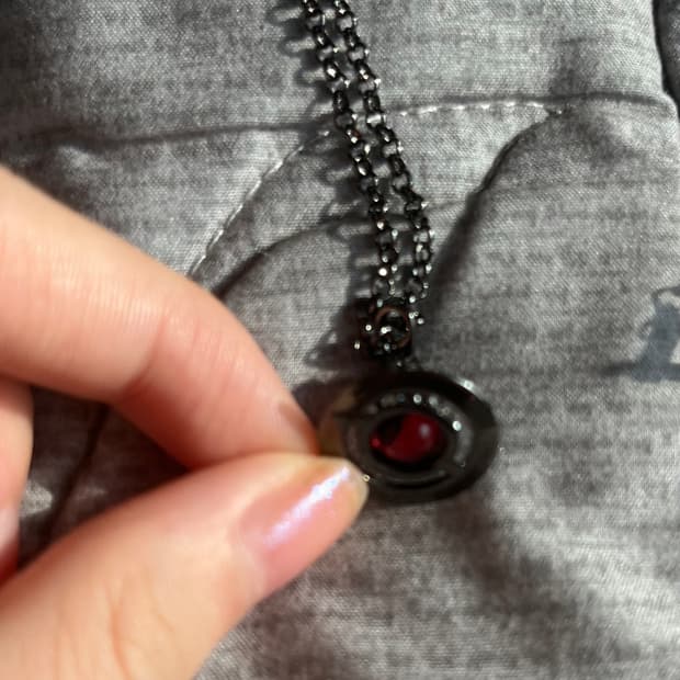 국내 유일 비비안웨스트우드 orb 와인 쁘띠 사이즈 목걸이