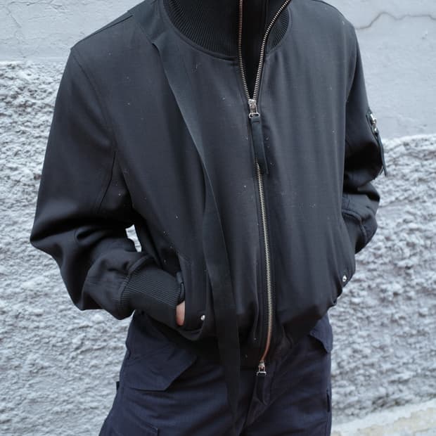 Helmut Lang 24FW Seatbelt Bomber Jacket