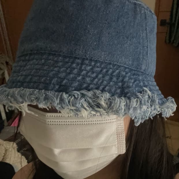 빈티지 데님 벙거지모자