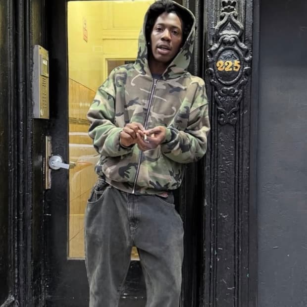 zicmade 카모 후드집업 L 새제품