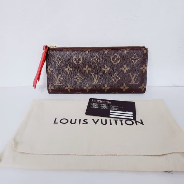루이비통 정품 모노그램 아델 장지갑