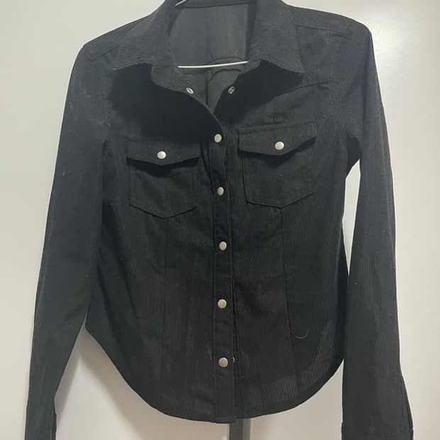 빈티지 블랙 셔츠