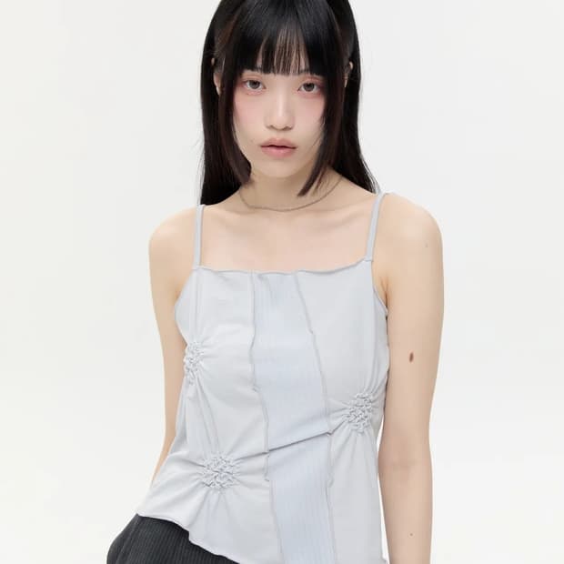TYPESERVICE 타입서비스 Cinched Elastic 나시