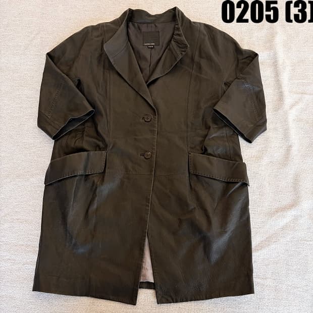 [88-96-160] 캐리스노트 가죽 하프 코트 0205(3)