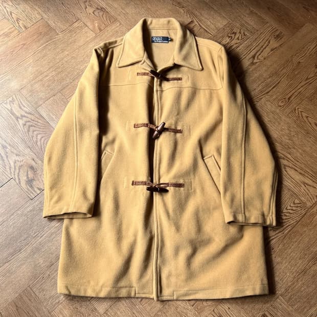 [L]폴로 랄프로렌 베이지 울 더플 코트