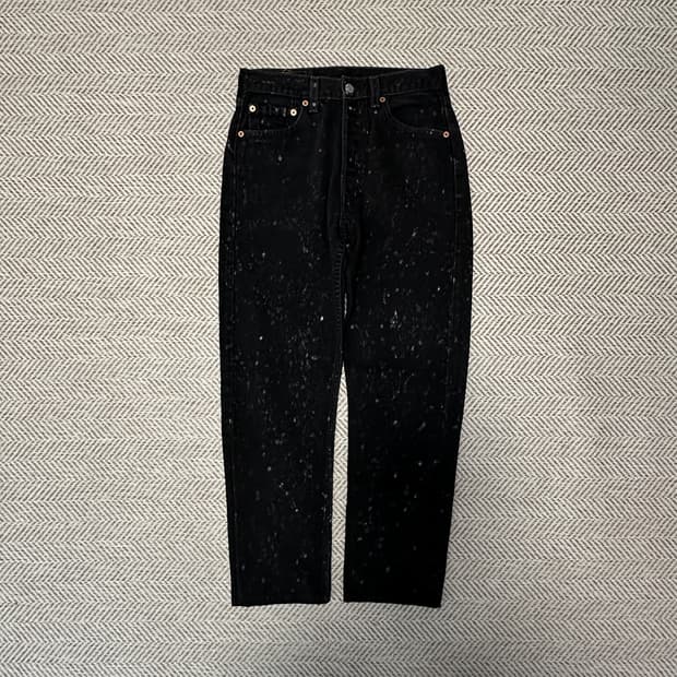 LEVI'S 501 00's mexico made black jeans