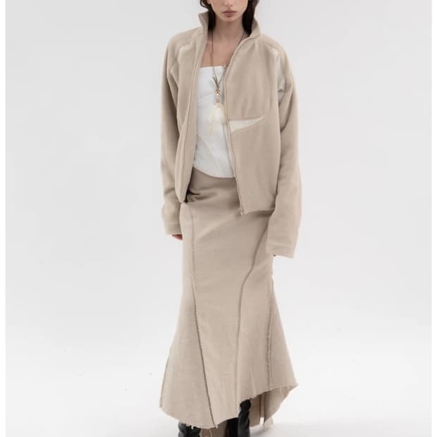 혜인서 패널드 플리스 펜싱자켓st