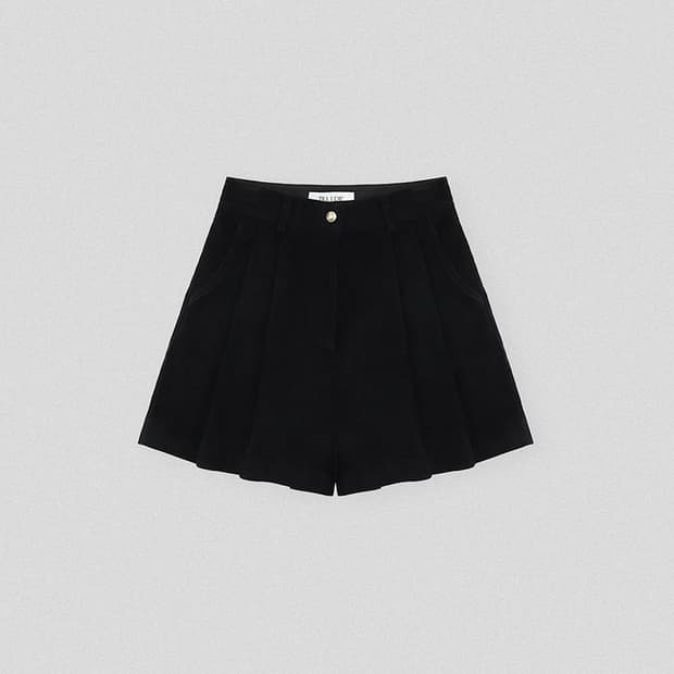 Corduroy two turk short pants