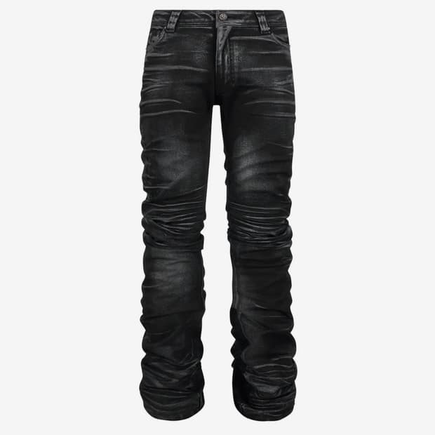Shadow Washed Curved Denim Pants M구해요