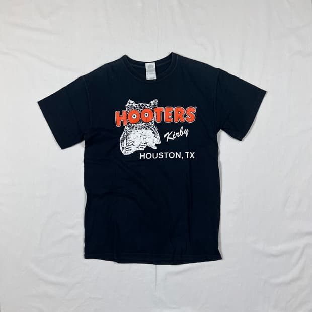 빈티지 후터스 hooters 프린트 반팔티