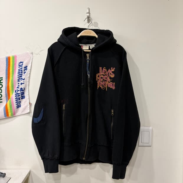 316. 리바이스 501 언발란스 후드집업