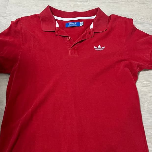 아디다스 카라 반팔 빈티지