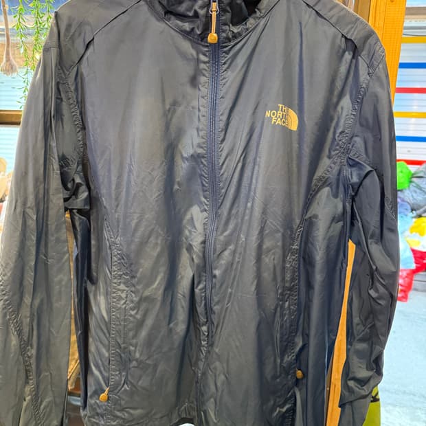 노스페이스 블루 바람막이 