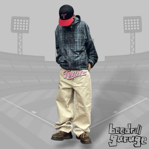 스튜디오니콜슨 엘지 트윈스 커스텀 데님팬츠