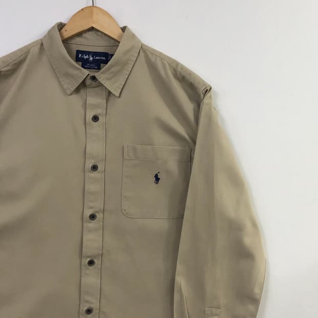 XL 폴로 솔리드코튼 셔츠