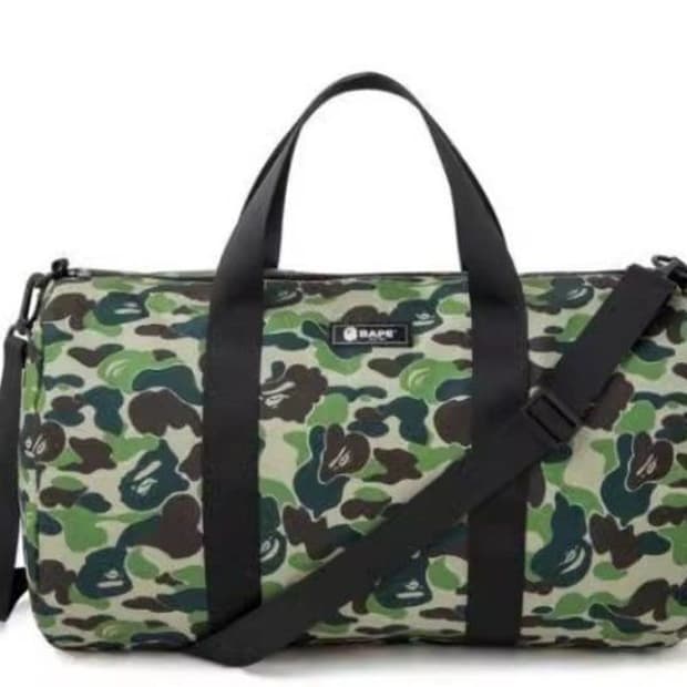 잡지부록 베이프 카모 더플백 크로스백 가방