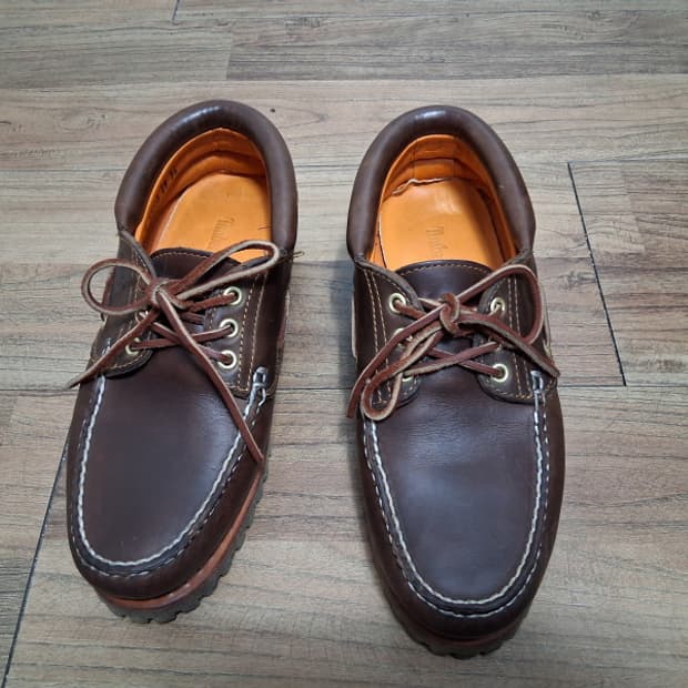 팀버랜드 3아이 보트슈즈 남성 250mm
