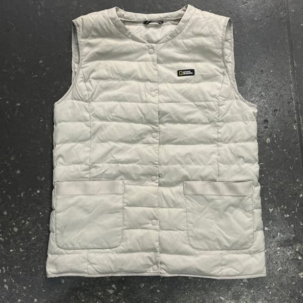 100 내셔널지오그래픽 패딩조끼