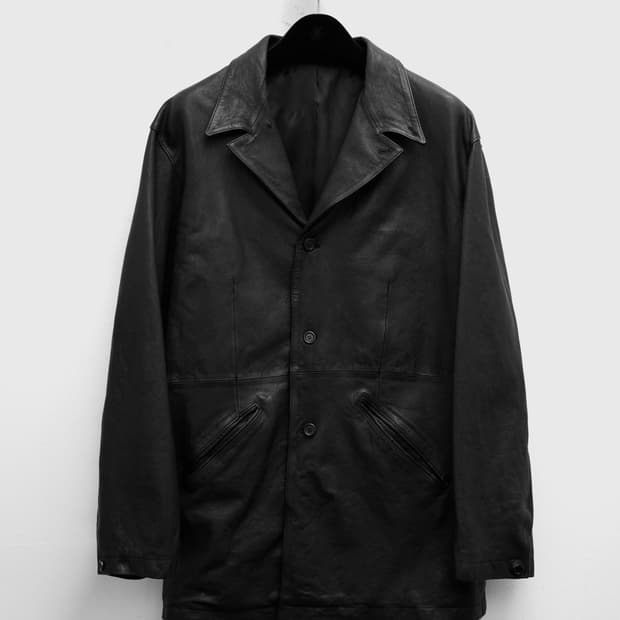 워시드 레더 자켓 M-> S 교환