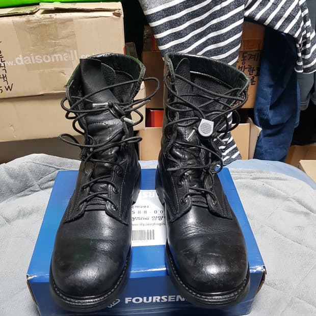 개선 봉합식 전투화 군화 255M 판매