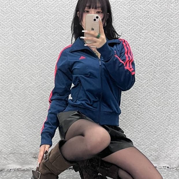 아디다스 올드스쿨 레트로 Y2K 대장급 져지 집업 95 C10908