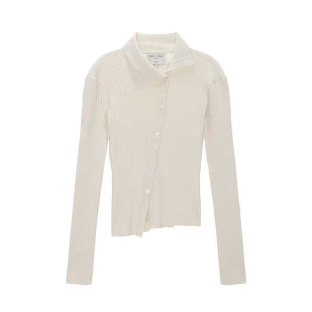마뗑킴 버튼 슬림 니트 가디건