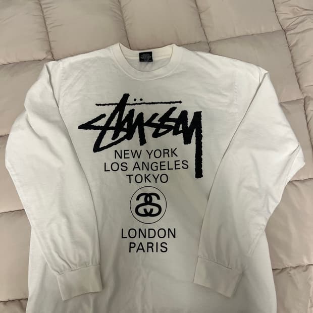 스투시 월드투어 롱슬리브 L