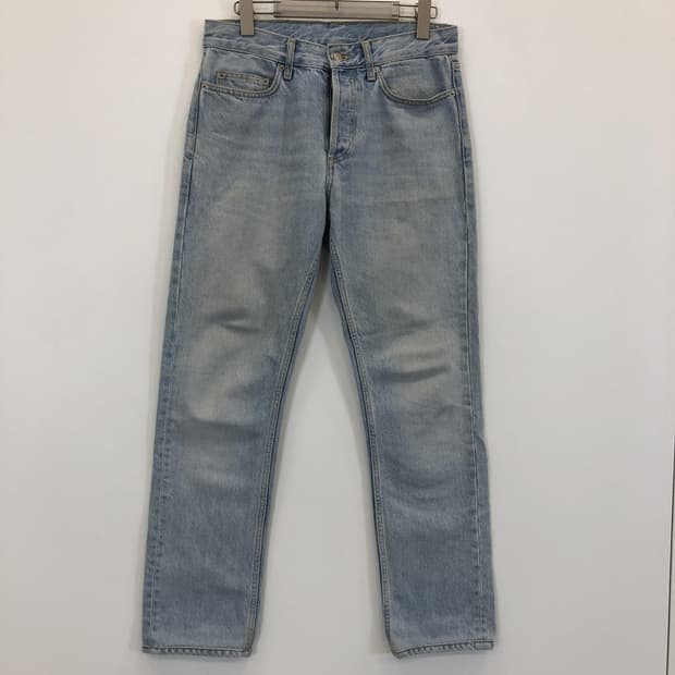 sandro 산드로 레더패치 연청 데님진 28 인치