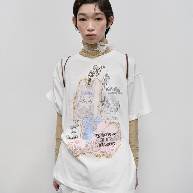 타입서비스 rabbit ruched top white