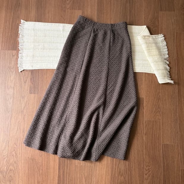 banding long skirt