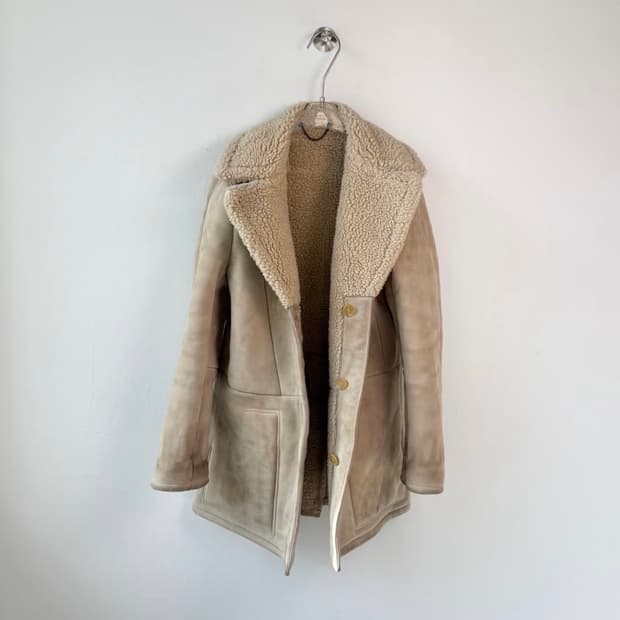 마틴 마르지엘라 H&M 인사이드 아웃 무스탕 자켓