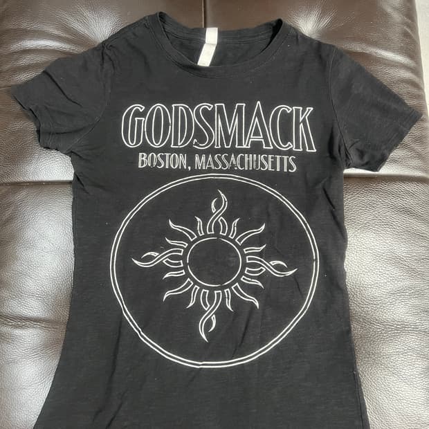 Usa 갓스맥 GODSMACK 블랙 반팔 티셔츠