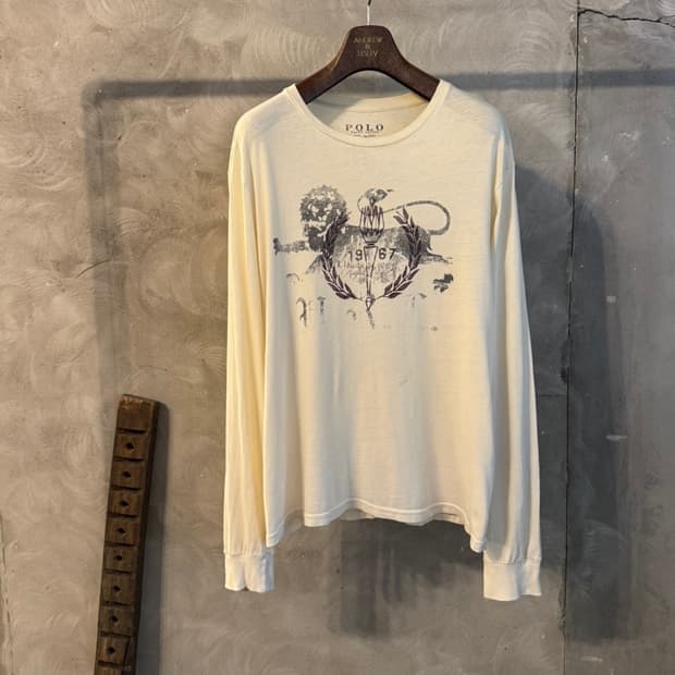 폴로 랄프로렌 빈티지 프린팅 티셔츠 100