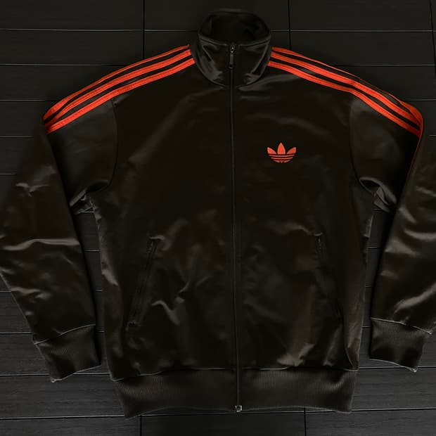 (L) 아디다스 파이어버드 져지 트랙탑 브라운 오렌지