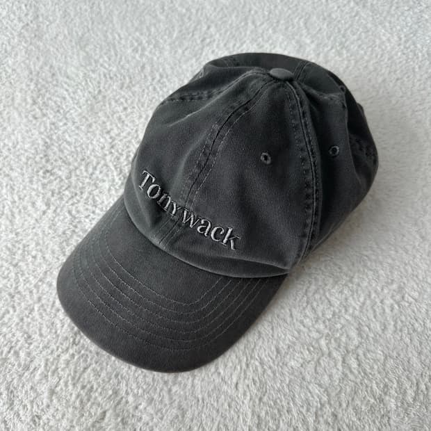 토니웩 로고 데님 볼캡모자 