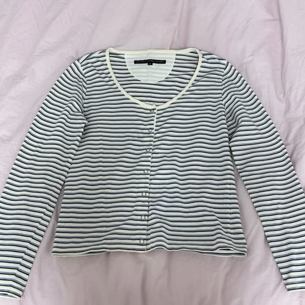 빈티지 폴로 랄프로렌 스포츠 스트라이프 가디건