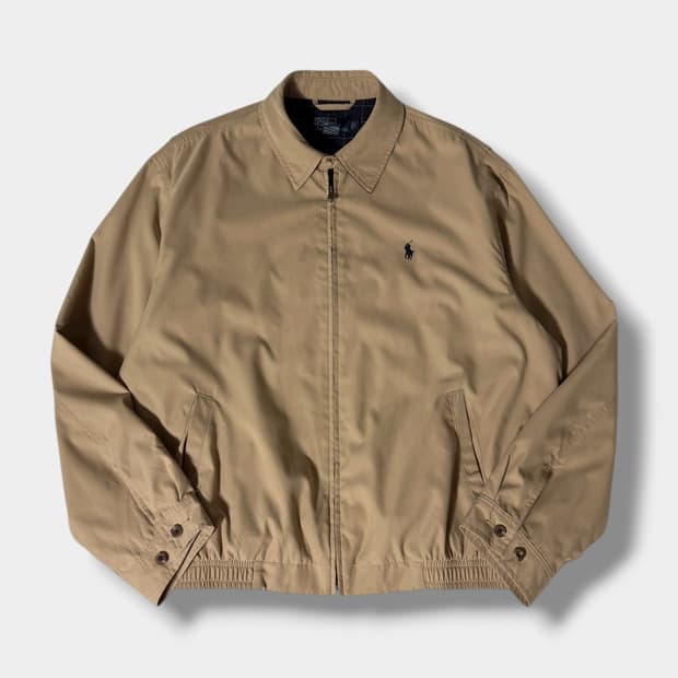 폴로 랄프로렌 루즈핏 베이지 폴리쉘 바이 스윙 자켓