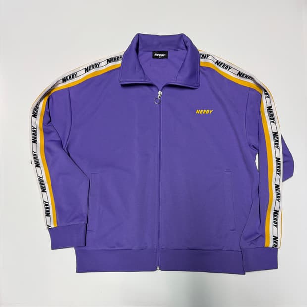 널디 NERDY 사이드 라인 오버핏 트랙탑 져지 XL~