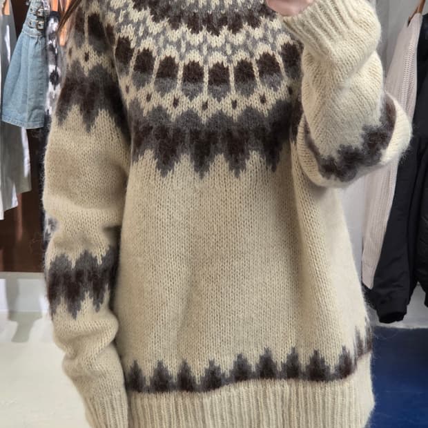 Batoner 바토너 Japan 모헤어 노르딕 니트