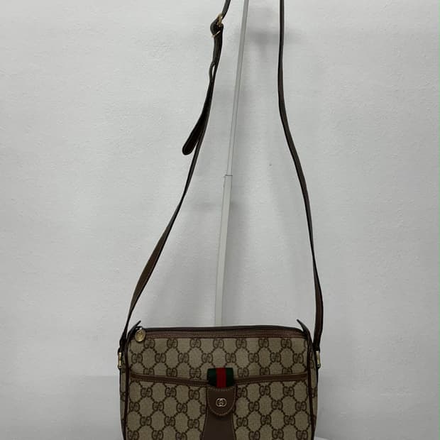 구찌 빈티지 GG 캔버스 숄더 크로스백