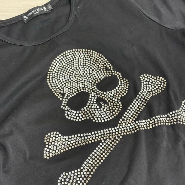 마스터마인드재팬 스컬 비즈 티셔츠