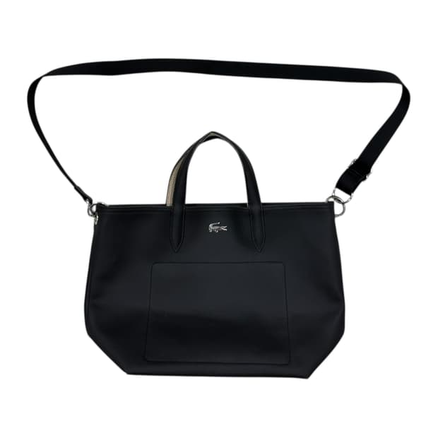 라코스테 리버서블 양면 크로스백 가방 블랙 베이지