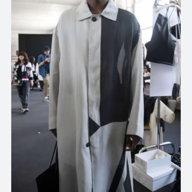 질샌더 20ss 와시페이퍼 코트