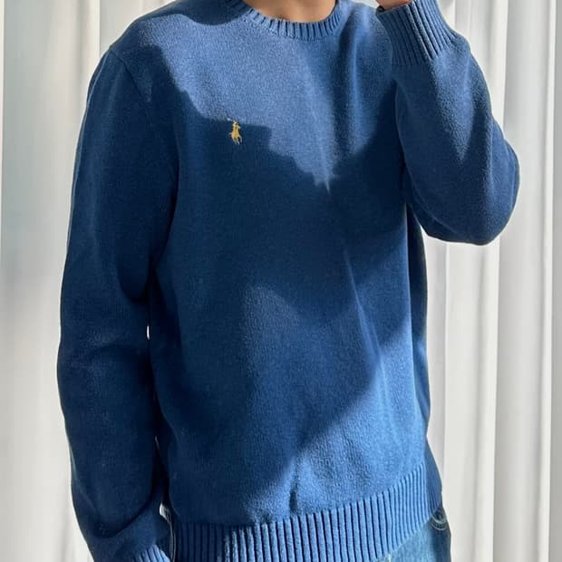 [M-L]폴로 랄프로렌 라운드넥 코튼 니트
