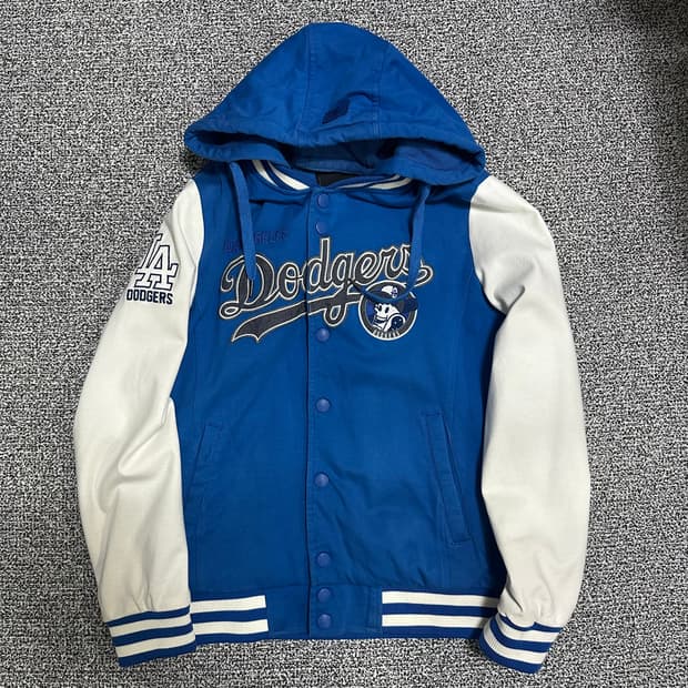 (100) MLB LA 다저스 후드 야구자켓 바시티 자켓