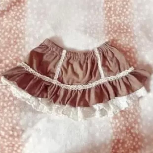 (교/판) 리즈리사 라떼갸루 리본 큐롯 스커트팬츠